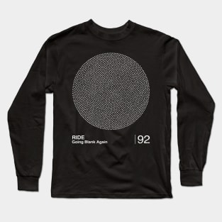 Ride / Minimalist Graphic Artwork Design Long Sleeve T-Shirt